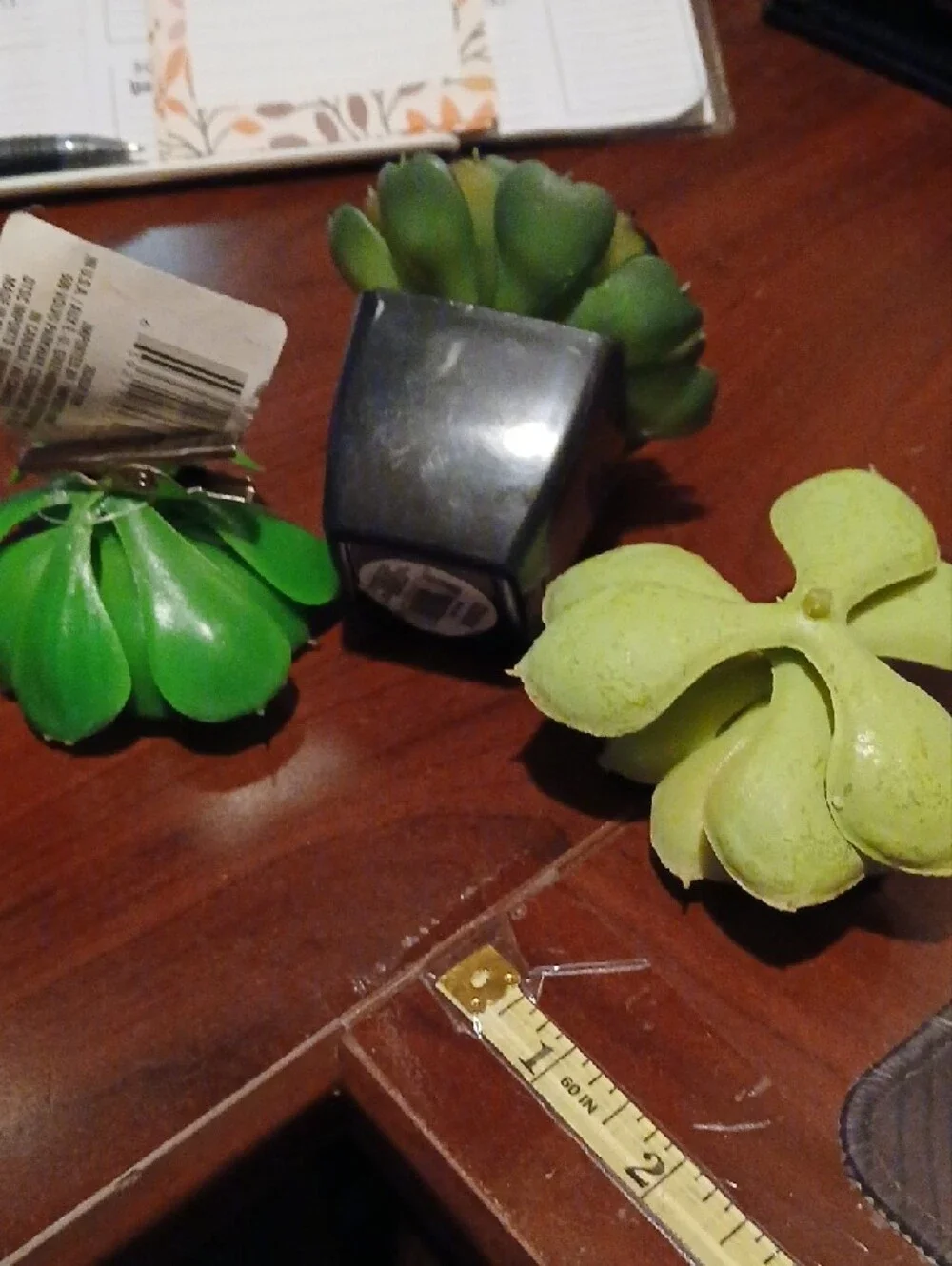 Artificial Succulent Trio - Green & Lime Decorative Plants
